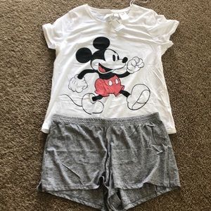 Pajama Mickey Mouse printed , new.
